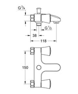 Grohe Costa S Badmengkraan