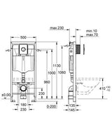 Grohe Rapid Sl 4-In-1 (2 Verpakkingen)  113 M Installatiehoogte