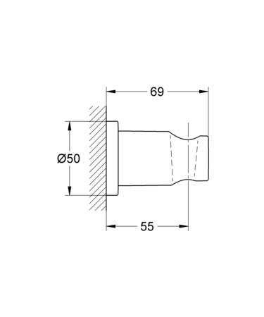 Grohe Rainshower Wanddouchehouder