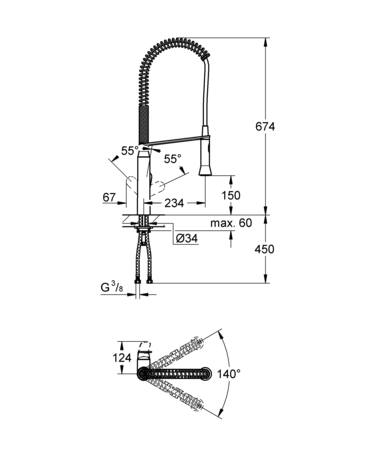 Grohe K7 Keukenmengkraan