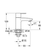 Grohe Eurostyle Cosmopolitan Toiletkraan Xs-Size