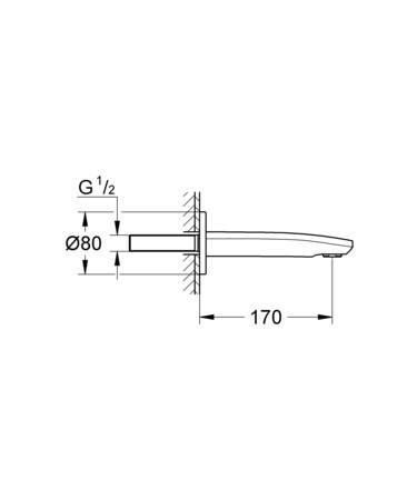 Grohe Eurostyle Cosmopolitan Baduitloop