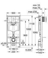 Grohe Rapid Sl 4-In-1 (2 Verpakkingen)  113 M Installatiehoogte