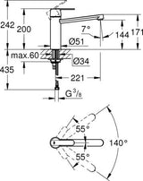 Grohe Quickfix Get Keukenmengkraan