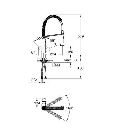 Grohe K7 Keukenmengkraan