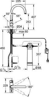 Grohe Quickfix Vitalio Go 100 Doucheset 1 Straalsoort