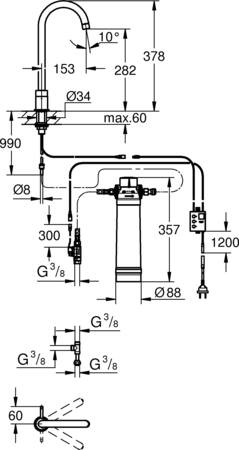 Grohe Essentials Handdoekhouder