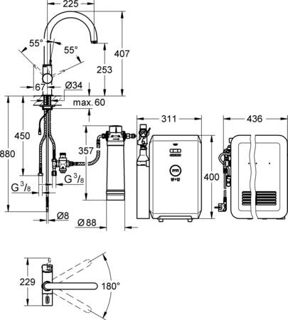 Grohe Minta Keukenmengkraan