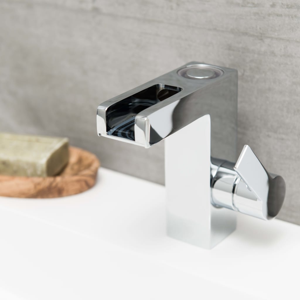 Schütte Led-Wastafelmengkraan Met Watervaluitloop Orinoco Chroom