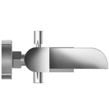 Schütte Badmengkraan Met Watervaluitloop Idrovia Chroomkleurig