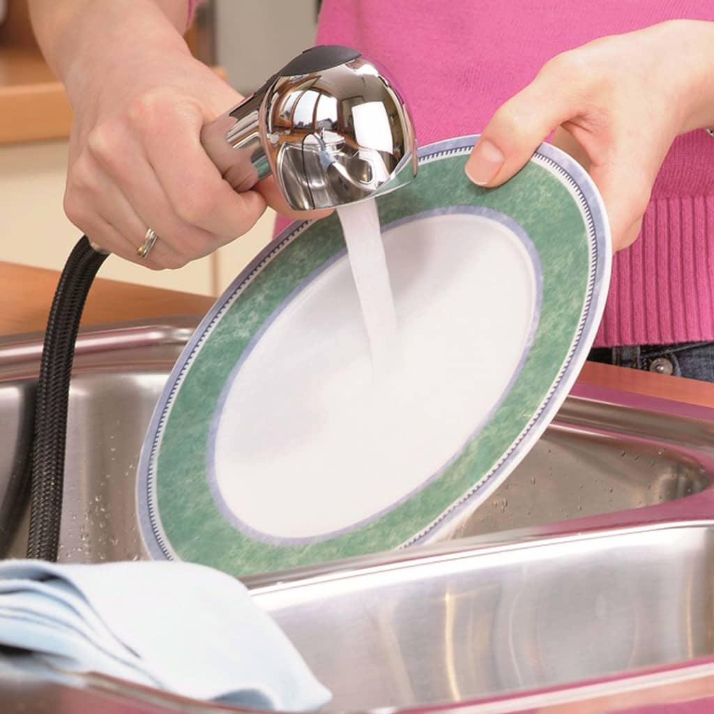 Schütte Eenknopsmengkraan Met Uittrekbare Uitloop Ultra Chroomkleurig