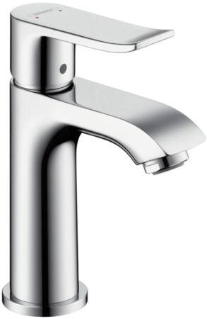 Hans Grohe Hg Basin Mixer 100 Small Metris Chrome Without Pop-Up Waste