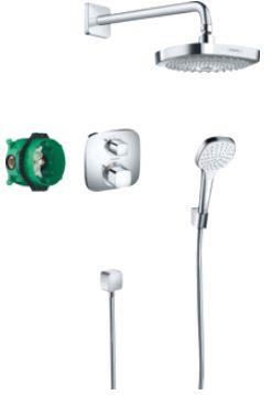 Hansgrohe Hg Design Showerset Croma Select E/ Ecostat E Chrome