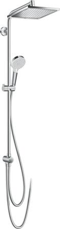 Hansgrohe Hg Showerpipe Crometta E 240 Reno Ecosmart Chrome