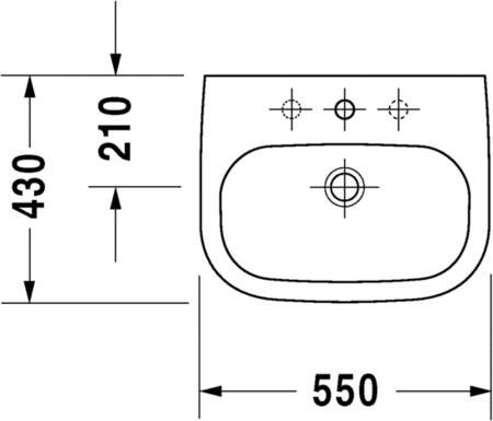 Duravit Dura Wst 55 M Ovl 3Krg W