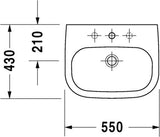 Duravit Dura Wst 55 M Ovl 3Krg W