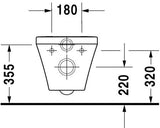 Duravit Durastyle Wandwc Wit Hoogglans 620 Mm