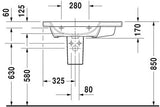 Duravit Durastyle Wastafel Wit Hoogglans 800 Mm