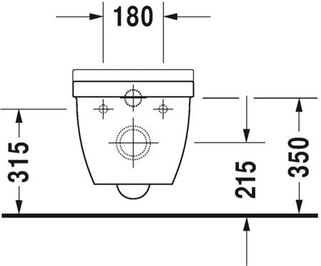 Duravit Starck 3 Wandwc Wit Hoogglans 540 Mm