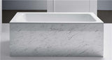 Betteselect 1800X800X420 Mm Wit Geglazuurd Titanium-Staal Baden...