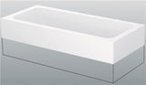 Betteone Relax 1800X800X450 Mm Wit Geglazuurd Titanium-Staal Ba...