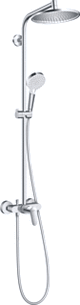 Hansgrohe Hg Showerpipe Crometta S 240 Single Lever Mixer Chrome