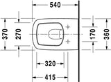 Duravit Durastyle Toilet Set Hangend 540 Mm