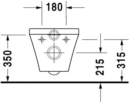 Duravit Durastyle Toilet Set Hangend 540 Mm