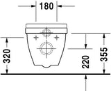 Duravit Starck 3 Toilet Set Hangend 540 Mm