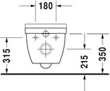 Duravit Starck 3 Toilet Set Hangend 540 Mm