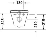 Duravit Durastyle Toilet Set Hangend 540 Mm