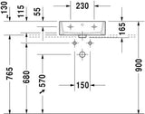 Duravit Vero Air Fonteintje Wit Hoogglans 450 Mm