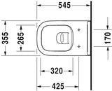 Duravit D-Code Toilet Set Hangend 545 Mm