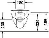 Duravit D-Code Toilet Set Hangend 545 Mm