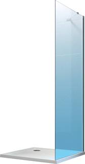 Huppe Hp Dw Design P Sw 800 H:2000 Stabi 6Mm Zilvermat Glas Helder