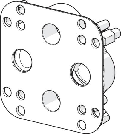 Hansa Bluebox Adapter Voor Verwisselde Warm-/Koud-Water Aansluitingen
