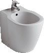 Ideal Standard Connect Staand Bidet Met Kraangat Met Overloop Wit