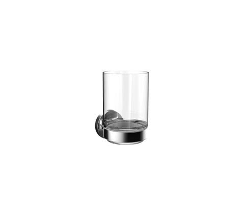 Emco Round Glashouder Drinkglas Helder Kristalglas Chroom