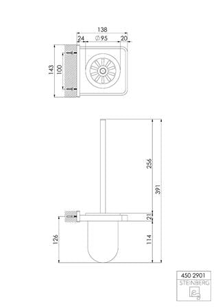 Steinberg Stei 450 Borstelgarn+Glas Chr