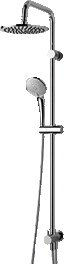 Ideal Standard Idealrain Douchesysteem Voor Combinatie Met Opbouwelementen Chroom