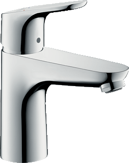 Hansgrohe Hg Basin Mixer 100 Focus Without Pop-Up Waste Chrome