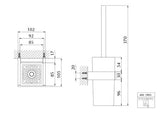 Steinberg Stei 460 Borstelgarn+Glas M.wt