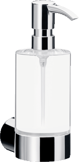 Emco Fino Zeepdispenser Flacon Helder Glas (Op De Houder) Chroom