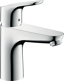 Hansgrohe Hg Basin Mixer 100 Focus Lowflow Chrome Without Pull Rod