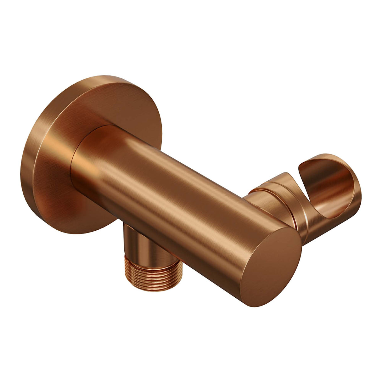 Brauer Copper Edition Thermostatische Inbouw Regendouche Set 09 Met 20 Cm Douchekop En Gebogen Muurarm En 3-Standen Handdouche En Doucheslang En Wandaansluitbocht Koper Geborsteld Pvd