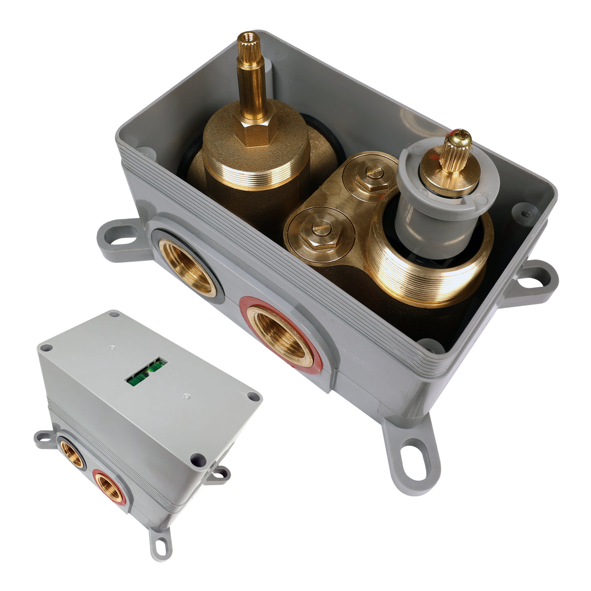 Brauer Brushed Edition Thermostatische Inbouw Regendouche 3-Weg Omstelling Set 27 Met 20 Cm Douchekop En Gebogen Muurarm En Staaf Handdouche En Doucheslang En Wandaansluitbocht Rvs Geborsteld Pvd