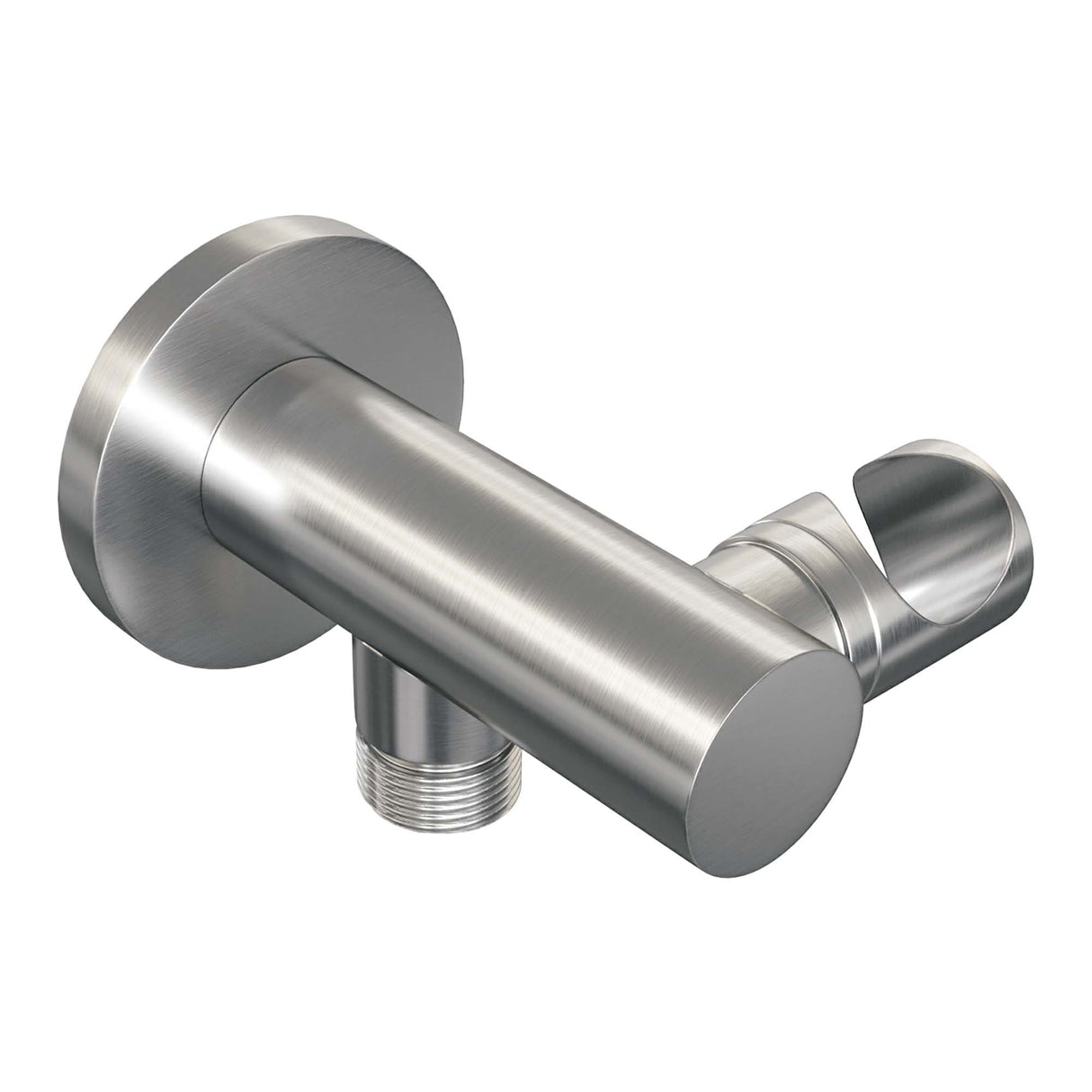 Brauer Brushed Edition Thermostatische Inbouw Regendouche 3-Weg Omstelling Set 27 Met 20 Cm Douchekop En Gebogen Muurarm En Staaf Handdouche En Doucheslang En Wandaansluitbocht Rvs Geborsteld Pvd