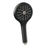 Brauer Black Carving Thermostatische Inbouw Regendouche Set 21 Met 20 Cm Douchekop En Gebogen Muurarm En 3-Standen Handdouche En Doucheslang En Geïntegreerde Glijstang Mat Zwart