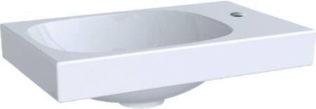 Geberit Acanto Fontein 40X25Cm Kraangat/R Z/Overloop Tect/Wit