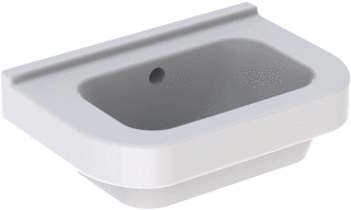 Geberit 300 Basic Fontein 36X25Cm Z/Kraangat M/Overloop Wit